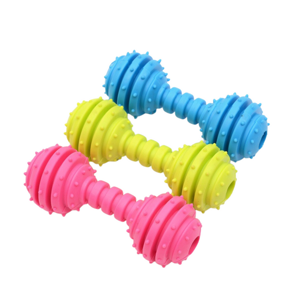 Soft Rubber Spike Dumbbell