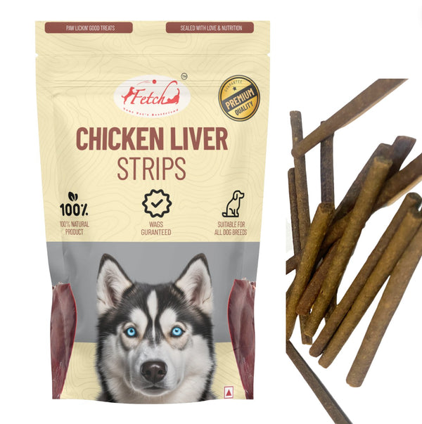 Chicken Liver Strips - 100g - Fetch Catoz