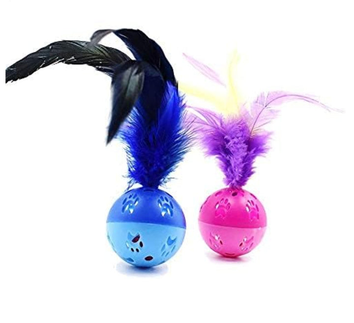 Feather Bell Ball - Fetch Catoz