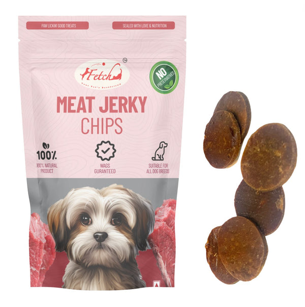 Meat Jerky Chips - 100g - Fetch Catoz